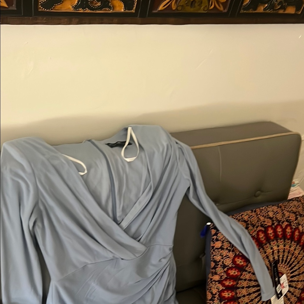 Betsy & Adam Light Blue Dress